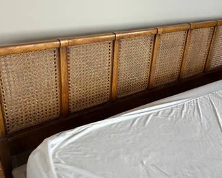 Drexel Rattan King Headboard