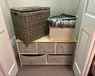 Storage Drawers And Hamper