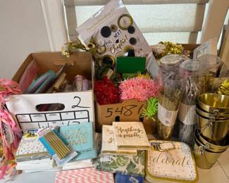 Large Lot Of New Party Celebration Decorations 