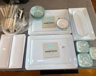 Martha Stewart Serving Trays, Flatware for 13 Other Pieces