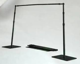 Two Adjustable Backdrop Stands