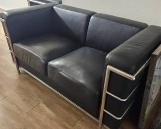 This 1980s like new leather reproduction sofa set is located at my son's third floor condo in Rockledge. New like condition. Pet free and smoke-free. It was willed to him several years ago from a distant relative.  $1500.00  for the set