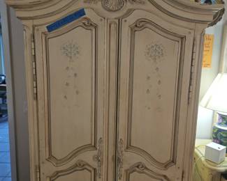 This weekend these two armoires are $175 each . I took $75 off of the original sale price if you get them both we'll give you a better deal. 300 for both