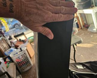 I put my hand in this photo to show the depth of this box spring