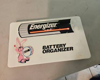 Vintage battery organizer $20