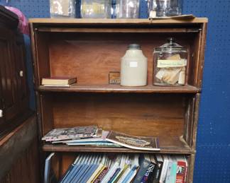 Dazey hand crank butter Churns, vintage glass jars