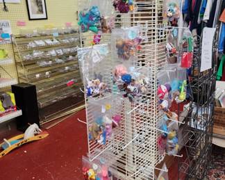 Hanging display rack