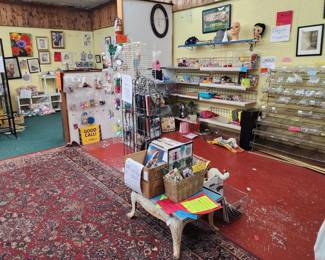 Vintage toys, stickers