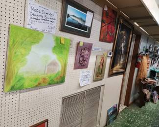 Original artwork, large framed prints