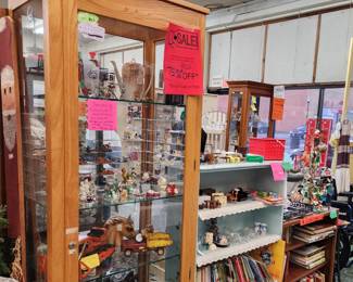 Dollhouse furniture & accessories, Tonka Truck, Texas Books, comic books