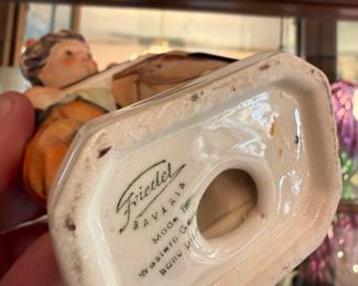 FRIEDEL BAVARIA BOY PLAYING CELLO FIGURINE