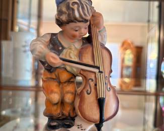 FRIEDEL BAVARIA BOY PLAYING CELLO FIGURINE