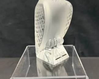 SH256VLalique Frosted Crystal Bald Eagle