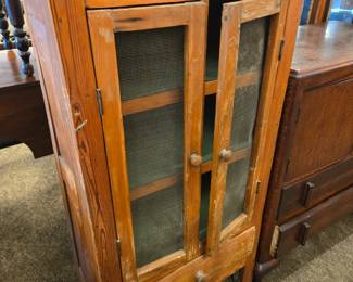 Small size pine childs cupboard.