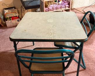 Child Size Folding Table and Chairs - Toy