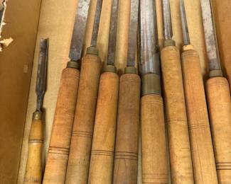 Vintage Wood Lathe Turning Tools