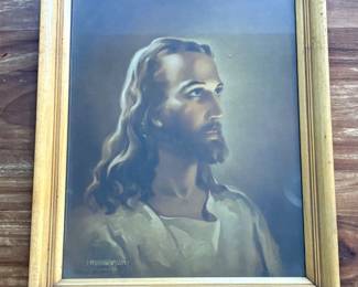 Framed Jesus Print
