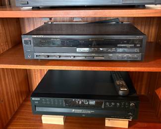 Turntable - Am/Fm Stereo Receiver - CD Changer System