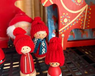 Vintage Swedish Christmas Tomte Figurines