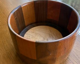 Signed Handmade Nut Bowl