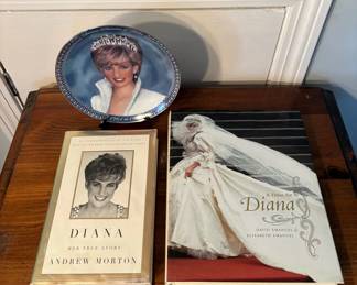 Princess Diana Books Plate