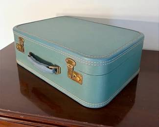 MCM Teal Suitcase