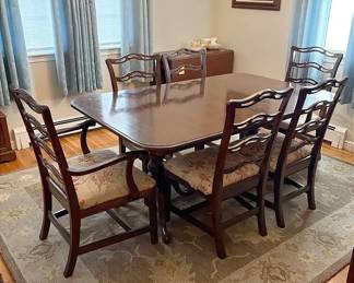 Ethan Allen Dining Table Set