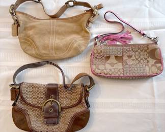 Vintage Tan Coach Bags