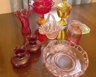 Red Amber Glassware