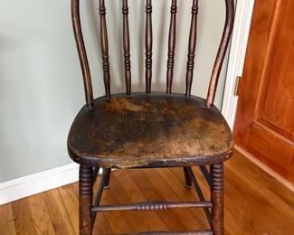 Antique Spindle Chair