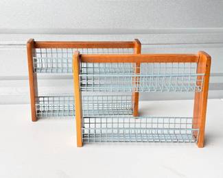 148 Wooden2TierSpiceRacks