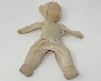 35 VintageShackmanJapaneseClothBabyDollSleepEyes