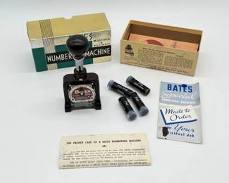 47 VintageBatesMultipleMovementNumberingMachine