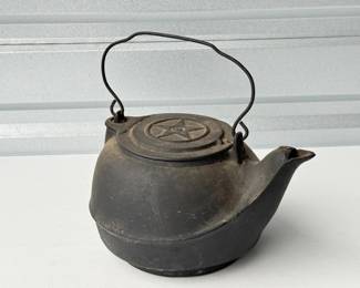 70 VintageCastIronTeaKettle