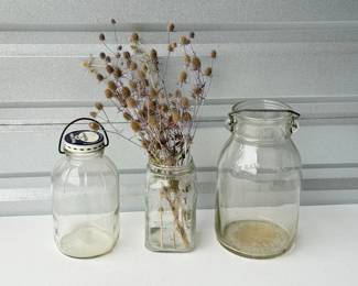 121 VintageGlassJars