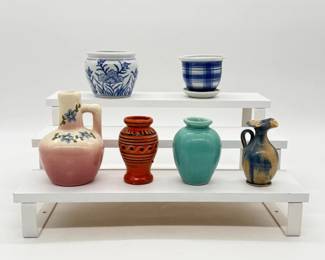 142 MiniaturePlanterPotsandVases