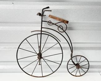 21 VintageMetalPennyFarthingDecorativeBicycle
