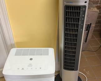 GE Dehumidifier and Brookstone Mighty Max Fan