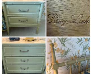 Henry Link Bed and set of Nightstands