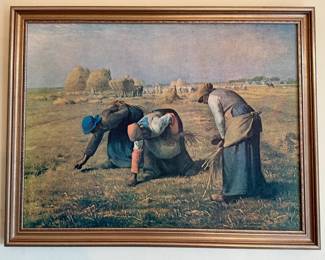 Framed Print - "The Gleaners" - Jean-François Millet