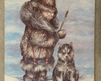 Signed Limited Edition Print - "Mighty Hunters" - Doug Lindstrand, 1983