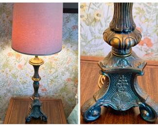 Table Lamp with Pink Shade