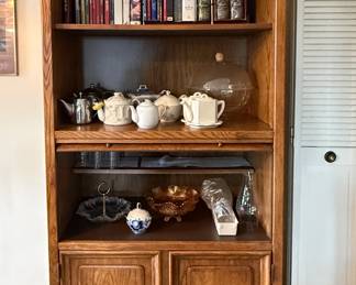 Bookshelf with Storage Cabinet 