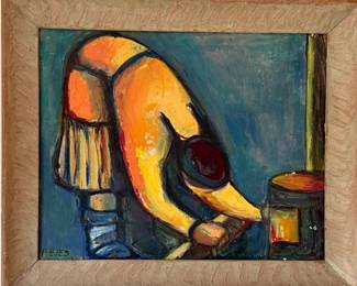 Original oil painting by Alaskan artist Claire Fejes