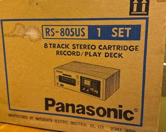 Panasonic 8 Track Stereo Cartridge Record / Play Deck