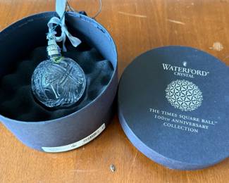 Waterford Crystal Ornament - "The Times Square Ball, 100th Anniversary Collection"