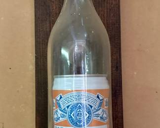 Vintage Budweiser Beer Bottle - "In Case of Emergency, Break Glass"