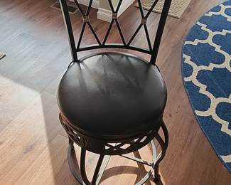 Qty 4 swivel barstools