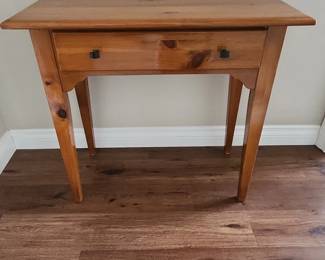 Pine console table