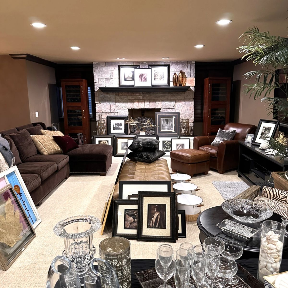 Home filled with beautiful high end furnishings and decor!